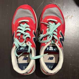 New Balance women’s Red and Gray Sneakers